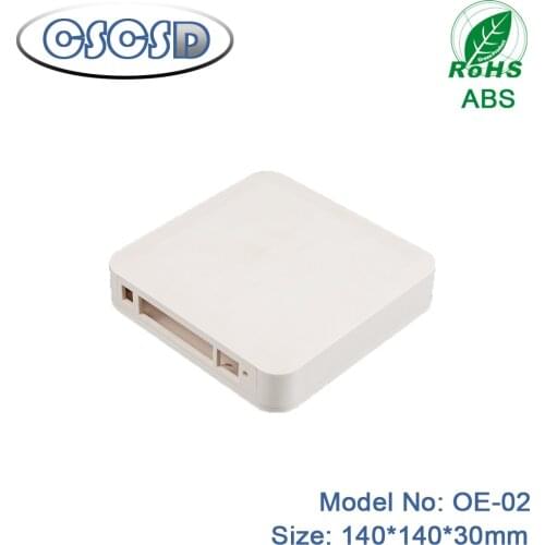High quality telecommunication enclosures network plastic enclosure wifi router enclosure electronics cases 1pcs 140*140*30mm