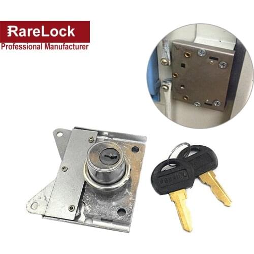 Office File Cabinet Connecting Rod Lock Iron Cabinet Lock Rotating Tongue Lock Furniture Hardware Rarelock MA036 E