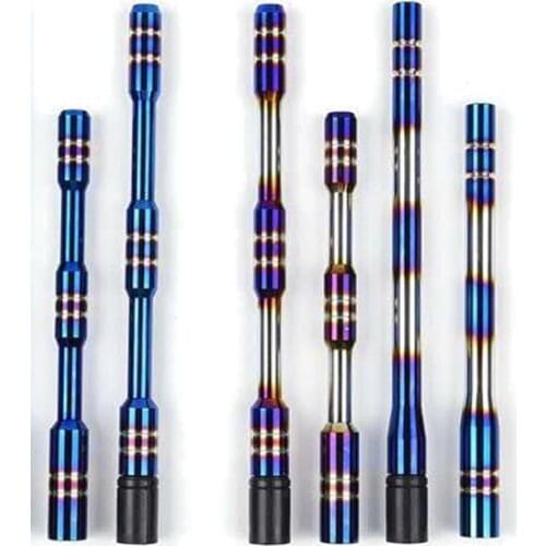 Car baking blue antenna refitting accessories roof decoration personality general ornament metal antenna 1 order