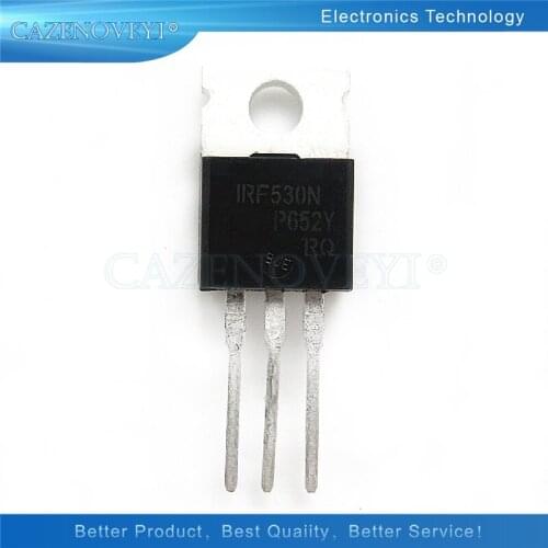 100pcs/lot IRF530N TO220 IRF530 TO-220 IRF530NPBF new and original IC In Stock