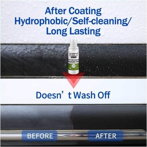 50ml Plastic Trim Long-lasting Hydrophobic Coating Super Hydrophobic Glass Coating Set Materials Care for bumper rearview mirror