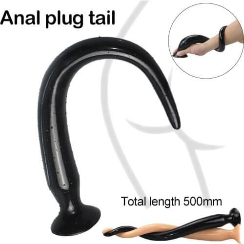 50cm Super Long Anal Plug Tail sextoys butt plug prostate massager dildo anal sex toys for women buttplug adult games sex shop