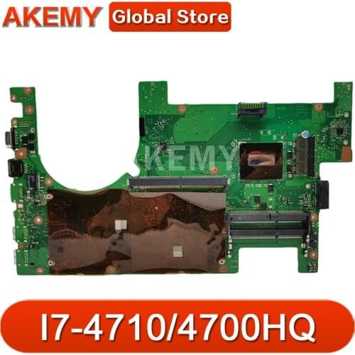 Akemy 90NB04K1-R0003 mainboard for ASUS ROG G750JZA G750JZ Laptop motherboard w/ I7-4710HQ I7-4700HQ