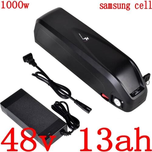 48v lithium lion battery 48v 10ah 10.4ah13ah electric bicycle battery use samsung cell for 48V 500W 750W 1000W ebike motor