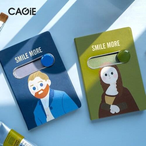 B6 Agenda Bunny Mona Lisa Unique Design Notebook Journal Planner Notepad School Office Supplish Line Writing Notes Stationery