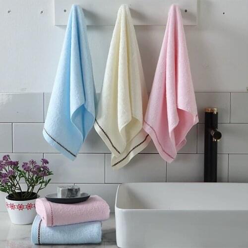Bamboo pulp cellulose color large towel soft skin-friendly face cleansing towel absorbent