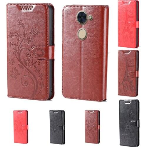 For Huawei Y7 2017 butterfly flower Tower Flip Leather Wallet Phone Case For Huawei Y7 Prime 2017 Phone cover card slot