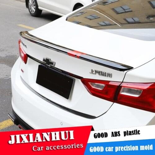 For Malibu XL Spoiler 2017-2021 Chevrolet Malibu XL YC-K Spoiler ABS plastic Material Car Rear Wing Color Rear Spoiler