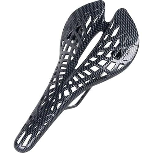 Bike Saddle Breathable Shock Proof MTB Bike Seat Carbon Fiber Bike Riding Hollow Saddle Seat For Cycling Bicycle Equipment