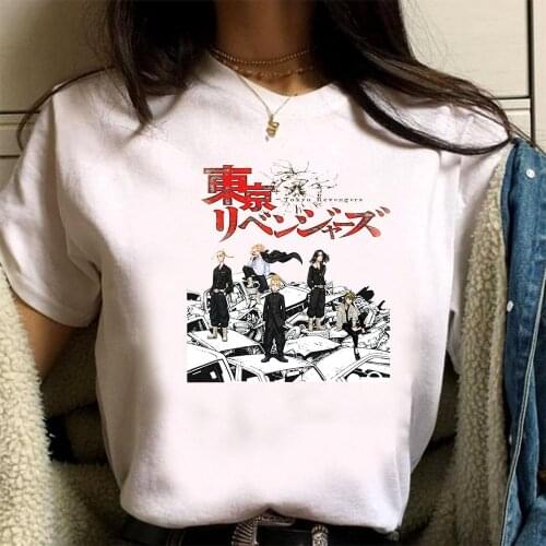 Hot Anime Tokyo Avengers manga Fashion Harajuku Summer Short-sleeve Male T-shirt