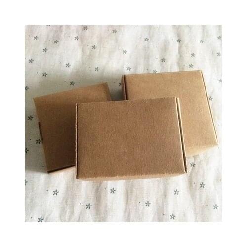 8.4X6.2X2.2cm hot sell kraft gift paper boxes packaging handmade soap food packaging,good for gift! more size in shop