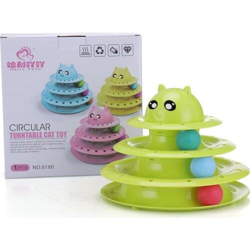 Cat Toy Intelligence Triple Play Disc Three Bal 10