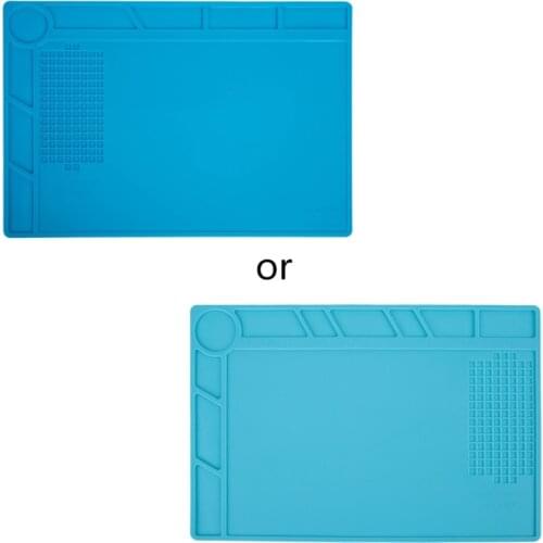 Watch Repair Pad Work Soldering Station Heat Resistant Mat Clock Non-slip Silicone Mats for Watchmaker