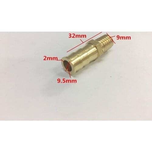 Mold Brass Male BSP M10*1.25mm to &10 Barb Hose Tail Fitting Fuel Air Gas Water Hose Connector Coupler