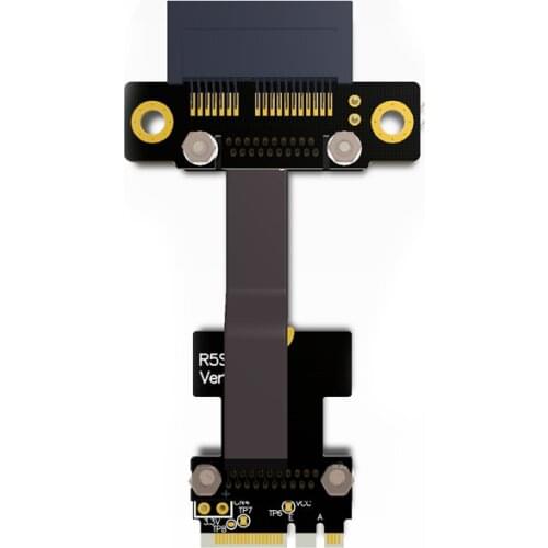 M.2 WiFi A.E Key A+E To PCI-e 1x x1 Riser Extender Adapter Card Ribbon Gen3.0 Cable AE Key A E For PCIE 3.0 x1 x4 x16 M2 Card
