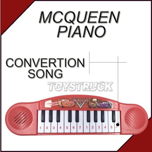 Mc queen red piano ten 10 music baby toy instrument