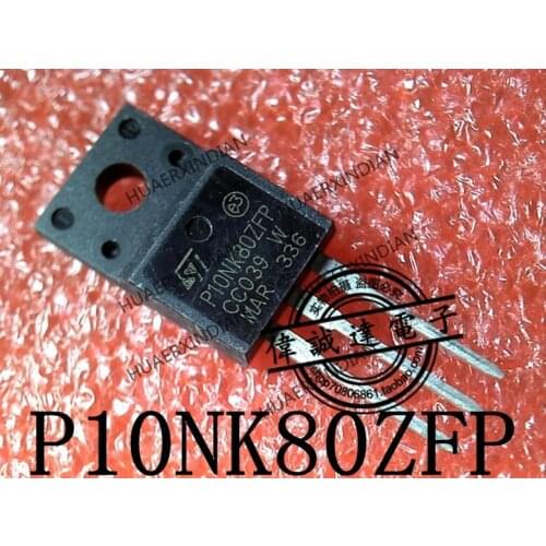 1Pieces new Original P10NK80ZFP STP10NK80ZFP TO-220F N MOS 9A 800V In stock real picture