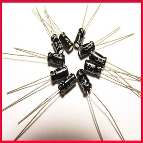 New 50V3.3UF electrolytic capacitor aluminum electrolytic capacitor 3.3UF/50V 10 pcs