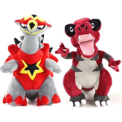28cm Anime Krookodile Turtonator Plush Toys Soft Stuffed Animals Doll Birthday Gifts For Children