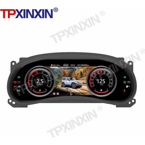 For Jeep Wrangler 3 JK 2010 - 2017 12.3 "LCD Android 9.0 Car Instrument Dashboard Display Head Unit GPS Navigation HD Multimedia