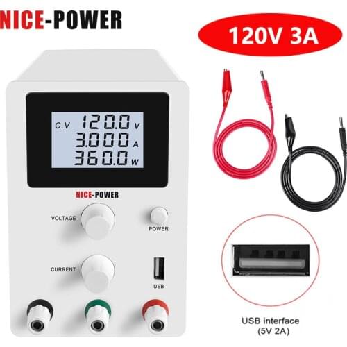 Nice-power Adjustable Switching dc lab power supply Variable 120V 60V 30V 10A 5A Regulated Power Modul Laboratory Power Source