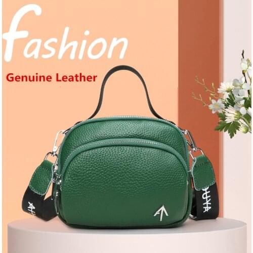 High Quality Soft Genuine Leather Women Shoulder bag Fashion Women Handbag New Casual Totes Designer Luxury Female Messenger Bag