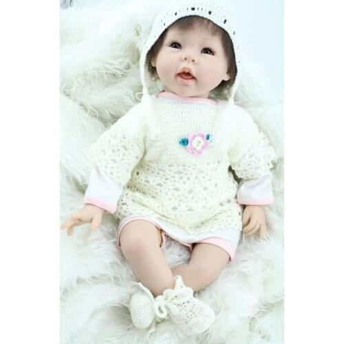 Life like 20 inch fully vinyl body fashion doll generation touch for newborn