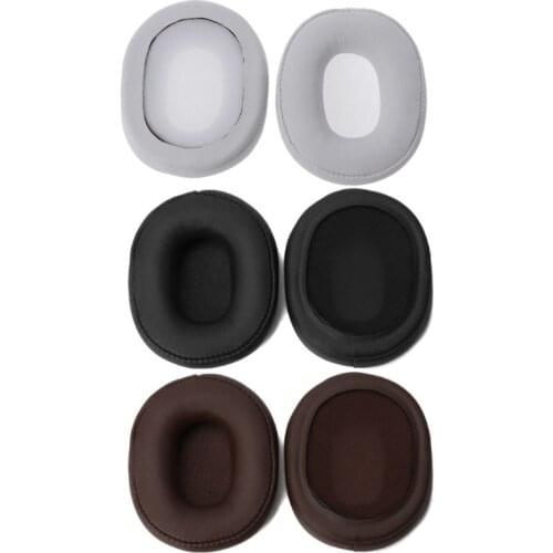 Replace Foam Ear Pads Cushions for Audio-Technica ATH-SR5 SR5BT MSR5 Headphones Protein Leather Earpads