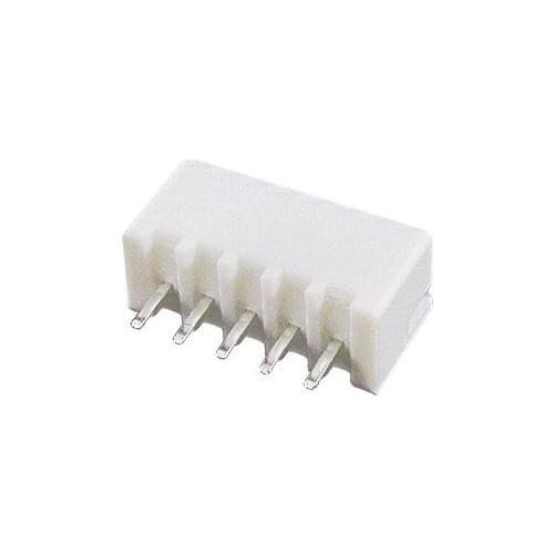 White 2.5mm Pitch 5 Pins Pressure Welding Bar Connectors XH 100Pcs Free shipping