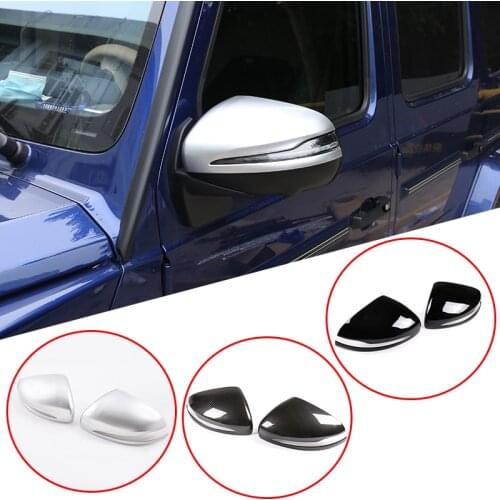 ABS Chrome Side Door Rearview Mirror Cap Cover Trim For Mercedes Benz G Class W463 2019-2020