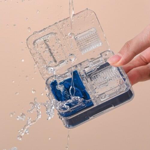 Double-Sided Pill Case Tablet Sorter Medicine Convenient Storage Box Cut and Grind Medicine can CSV