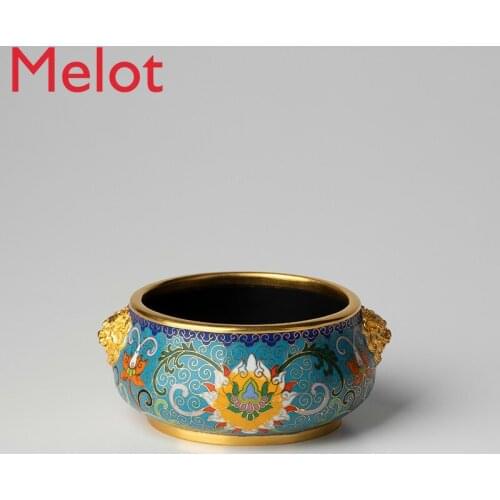 Chinese Style Handmade Making All Copper Incense Burner Home Ornament Copper Crafts Indoor Incense Burner Cense Holder