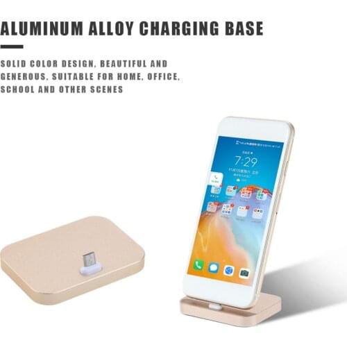 Mobile Phone Desktop Type-c Charger Stand Holder Cell Phone Usb-C Charging Docking Station for Xiaomi Samsung Huawei Smart Phone