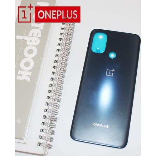 New Oneplus Nord N100 5G Rear Housing Original Oneplus Nord n100 Back Cover Repair Replace Battery Door Case With Sticker + Logo