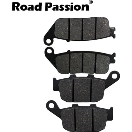 Motorcycle Front & Rear Brake Pads For Honda VT250 Spada 1988-1990 CB-1 CB400F 1989 1990 CBR400RR CBR400 RR NC23 NC29 1990-1994