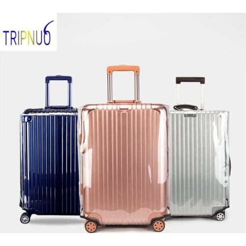 Transparent PVC Luggage Cover Waterproof Suitcase Protective Cover To 20-30inch Trolley Case Non-slip/Anti-fall/Scratchproof