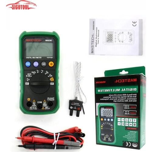 Auto range Handheld 3 3/4 Digital Multimeter Mastech MS8239C AC DC Voltage Current Capacitance Frequency Temperature Tester