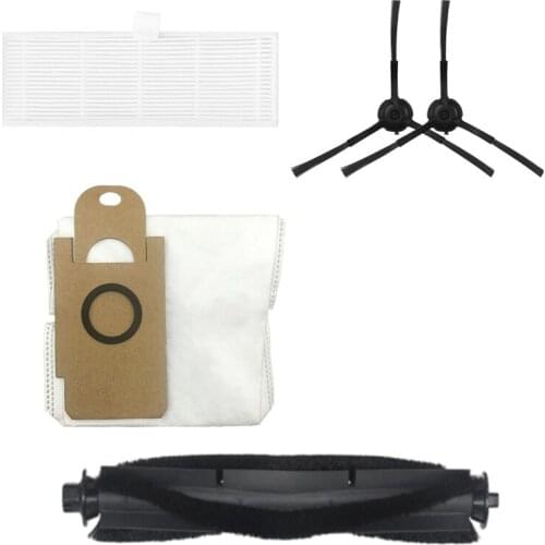 Replaceable Parts Accessories For Lydsto R1 Robot Vacuum Cleaner Parts Dust Bags Rolling Side Brushes HEPA Filters