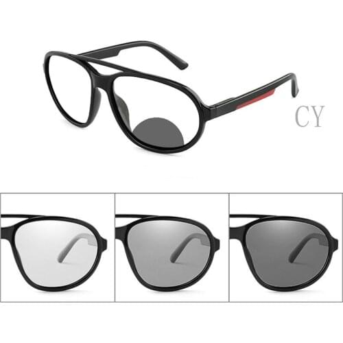 Outdoor Sunglasses Photochromism Progressive Multifocal Reading Glasses Men Presbyopia Hyperopia Bifocal Glasses Women FML