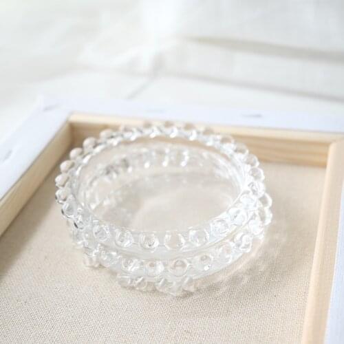 Glass Candle Holder for Home Romantic Candle Holders Modern Candle Stand Colorful Glass Flower Vase Handmade Candlestick Holder