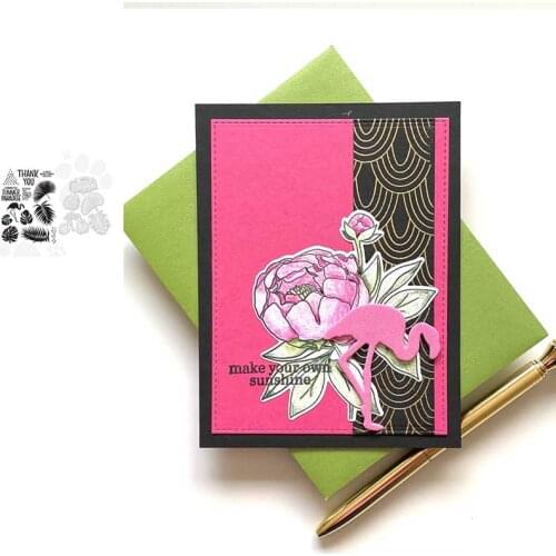 Tropical Silhouette Metal Cutting Stencil DIY Scrapbooking Paper Handmade Album Stamp Die Sheets Greeting Card NEW Arrive NEW