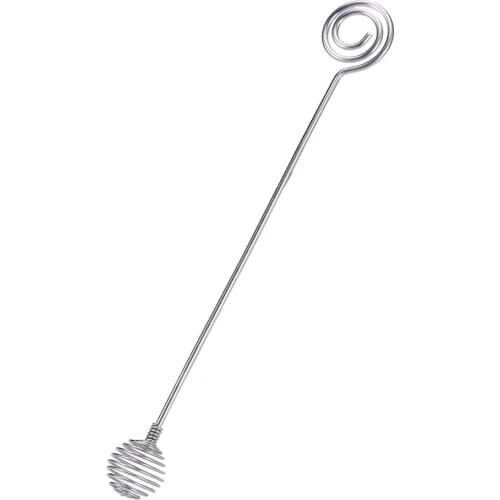 1PC Salon Hairdressing Dye Cream Whisk Hair Coloring Cream Mixer Stirrer Stainless Steel Whisk Hair Coloring For Styling Tool