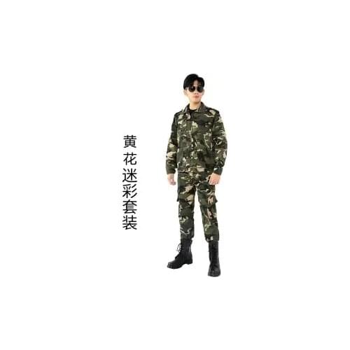 Spring, summer, camouflage suit mechanics wear-resisting smock men military training