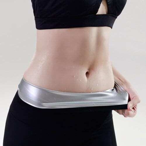 Womens Silver ion coating Thermo Pants Sweat Sauna Suits Body Shapers Woman Waist Trainer Slimming Shorts Girls Fitness Leggings