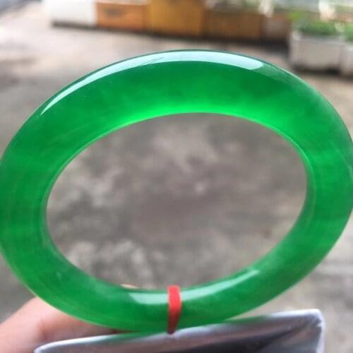 Koraba Certified (Grade A)100% Natural Jadeite JADE Bracelet Women Bangle