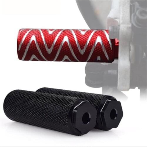 1 Pair Mountain Bike Bicycle Axle Pedal Alloy Foot Stunt Pegs Cylinder MTB Bike Pedal Anti-Slip Front Rear Axle Foot Pick