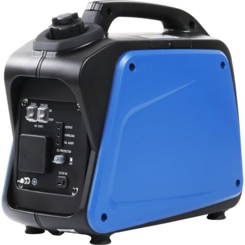 220V Portable Silent Camping Gasoline Power Inverter Generator Set 800W