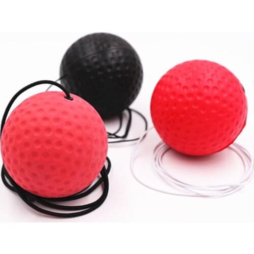 3pcs/set Head-mounted boxing reaction ball PU foam ball Speed ball with Adjustable Silicone headband