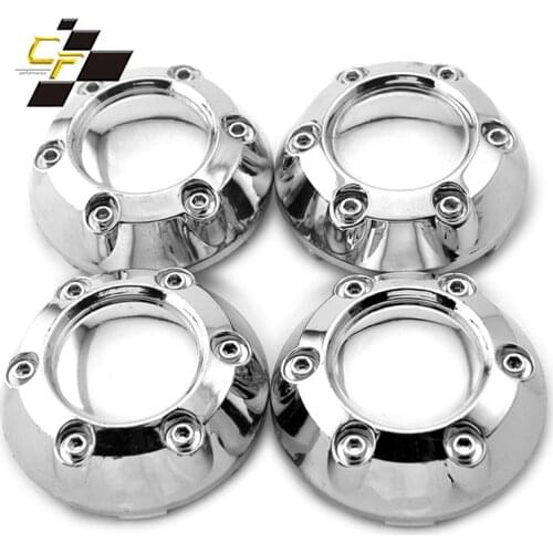 4pcs 67mm 61mm Chrome Silver Pure Base Car Wheel Center Cover For Rim Without Emblem Auto Universal Hub Caps For Alloy Wheel
