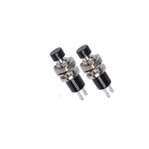 5 pcs Mini Switch Lockless Momentary ON/OFF Push button Black